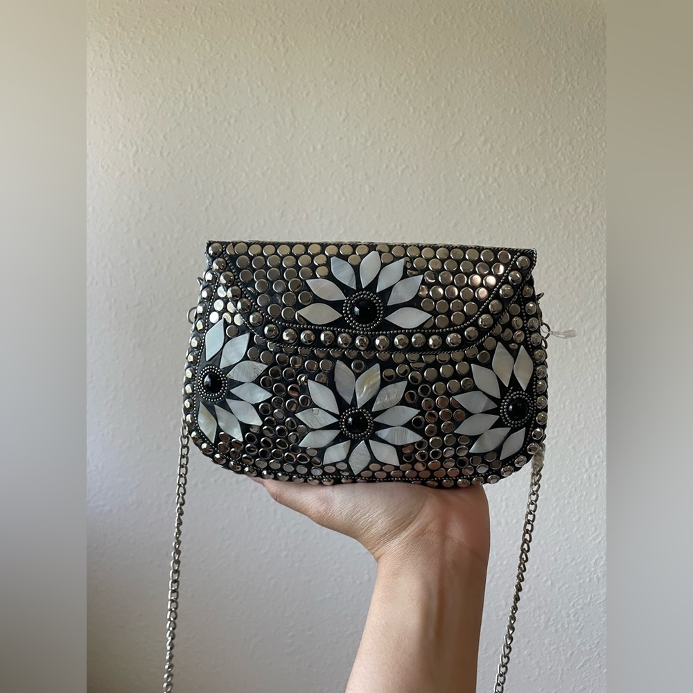 Beautiful vintage handmade Clutch